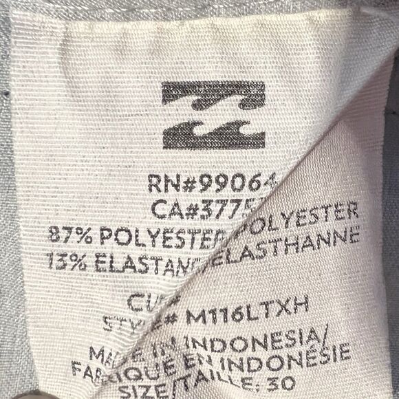 Mens 30 Billabong Platinum X Boardshorts Hawaiian Floral Beach Vacation Cruise - Picture 4 of 8